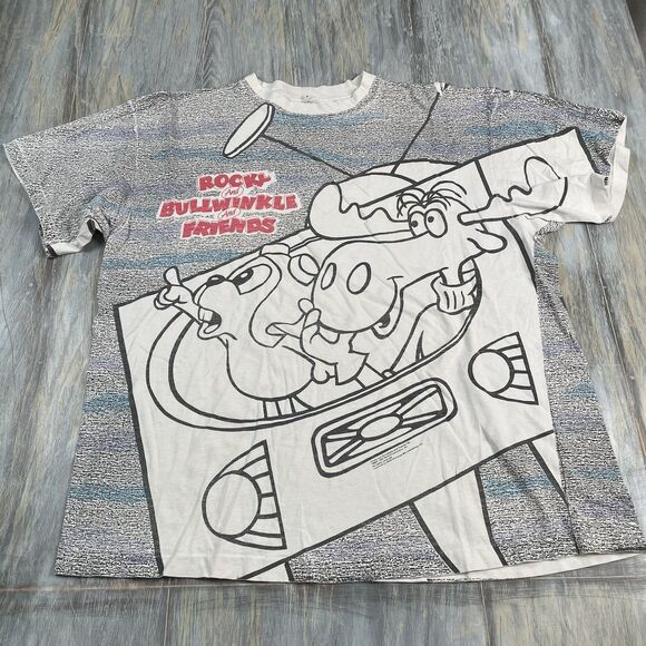 Vintage Rocky And Bullwinkle Shirt - Picture 1 of 7
